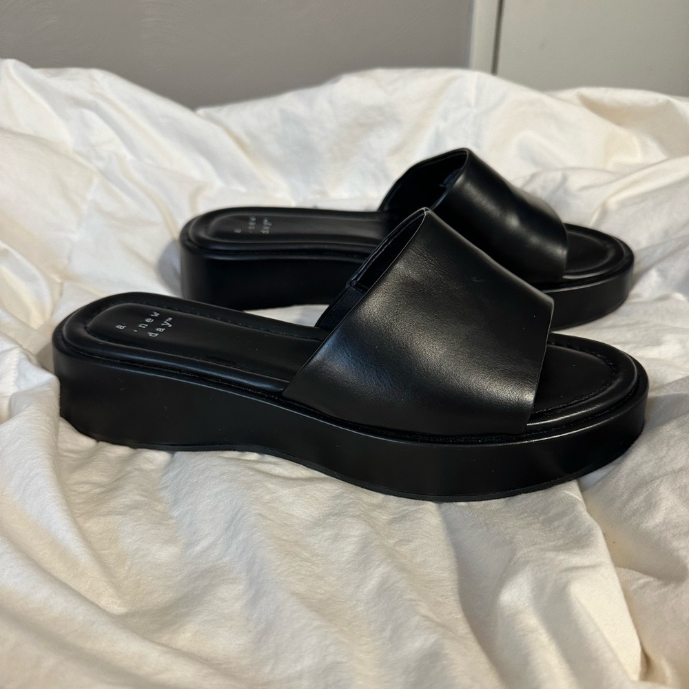 Black Platform Sandals
